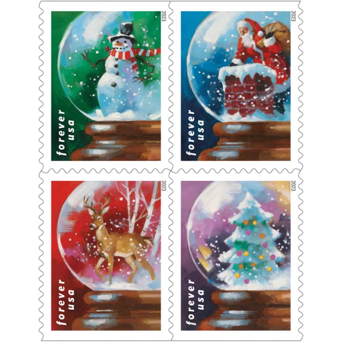 Christmas Stamps mixed
