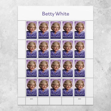 Betty White stamps 2025