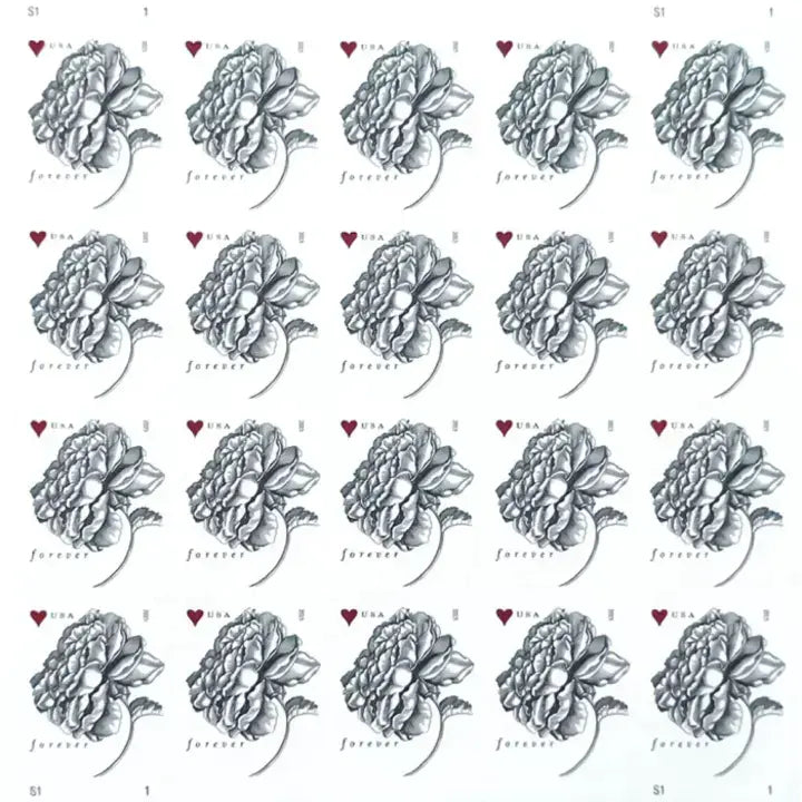 Love and wedding stamps for Valentine's Day