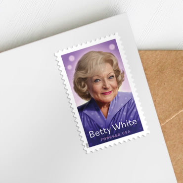 Betty White stamps 2025
