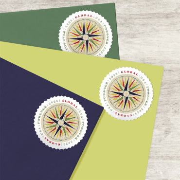 1794 compass rose global stamps