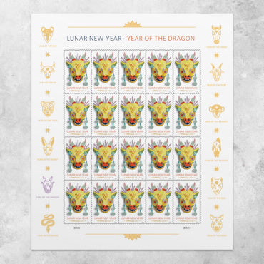 Lunar new year forever stamps mix