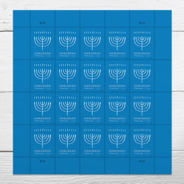 Hanukkah stamps-2024(100 pcs)