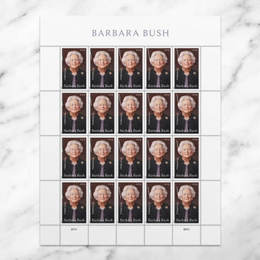 Barbara Bush Stamps,sheets of 20