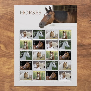 Horses Forever stamps 2024