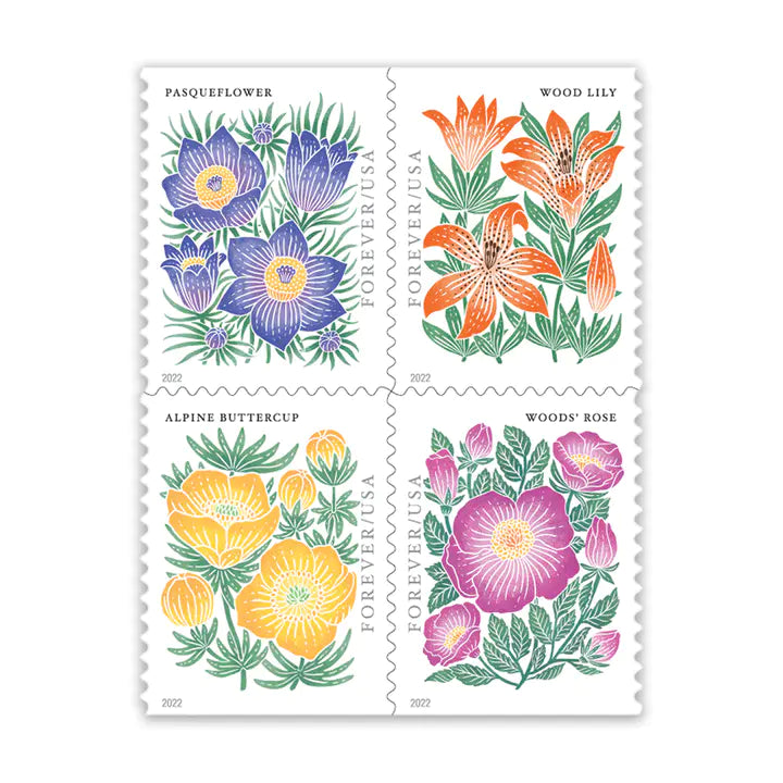 Mountain Flora 100pcs(5 sheets)