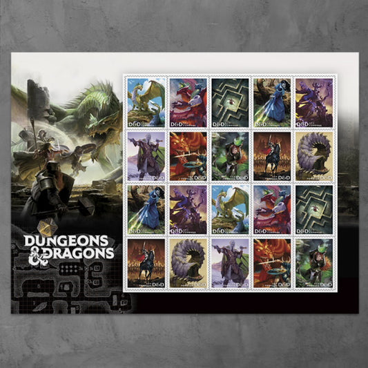 Dungeons & Dragons forever stamps -2024