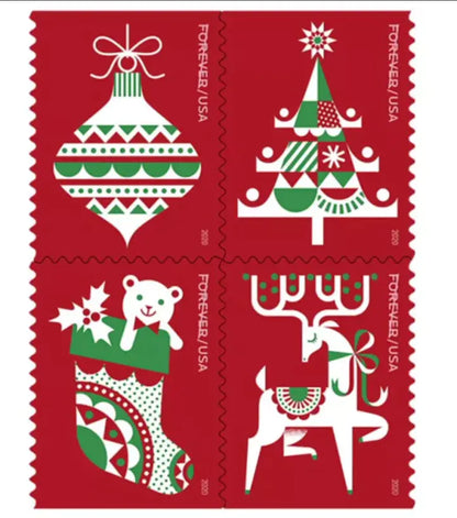 Christmas Stamps mixed