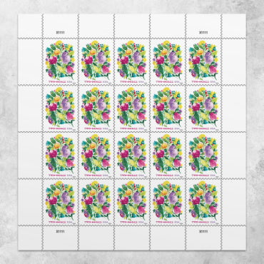 Wedding blooms stamps 2024