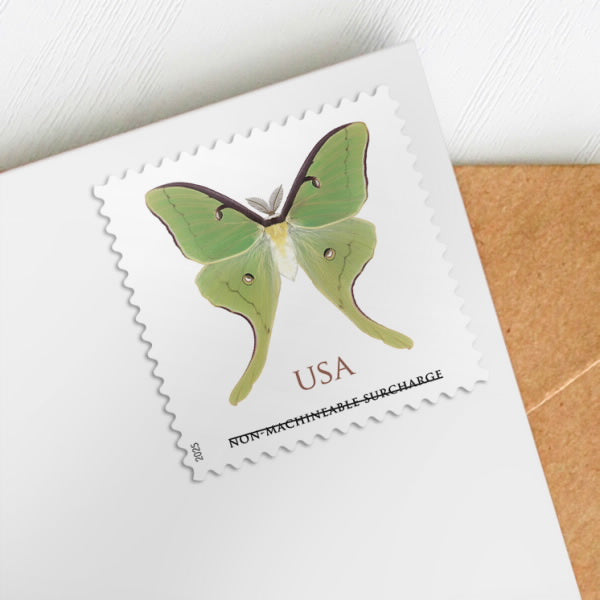 Luna Moth Stamps  Sheet of 20  Non-Machineable