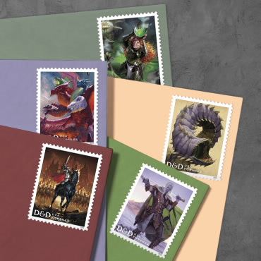 Dungeons & Dragons forever stamps -2024