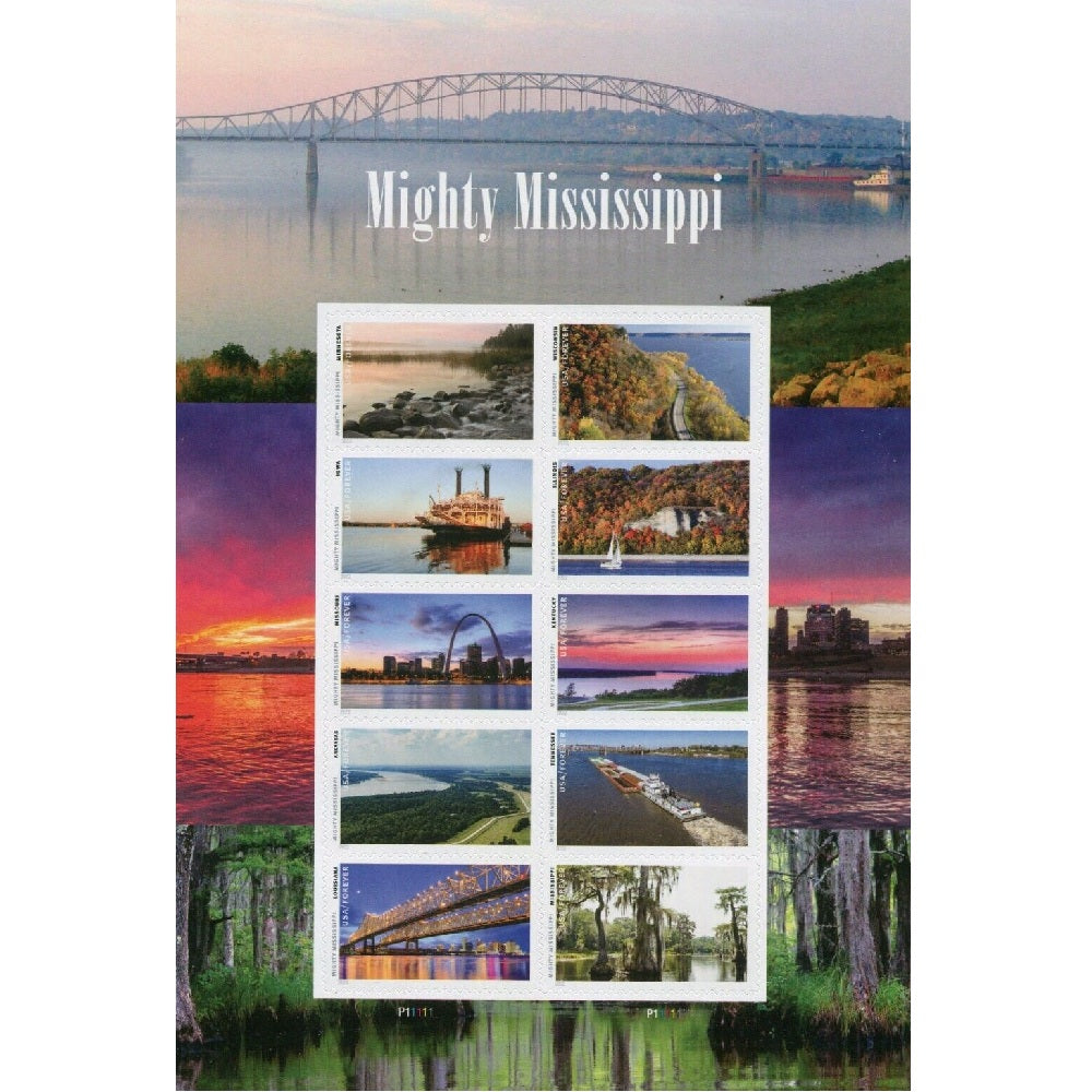 Mighty Mississippi 2022 50pcs(5 sheets)