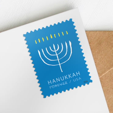 Hanukkah stamps-2024(100 pcs)