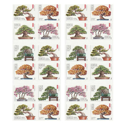 Bonsai Tree  100pcs(5 sheets)