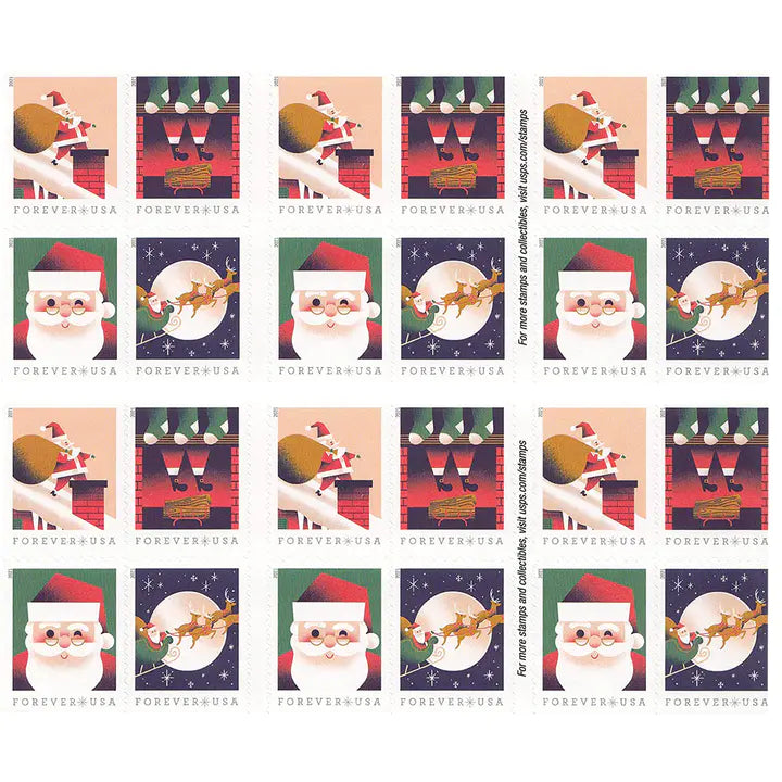 Christmas Stamps mixed