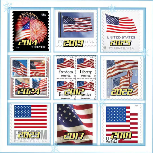 Flag stamps mix
