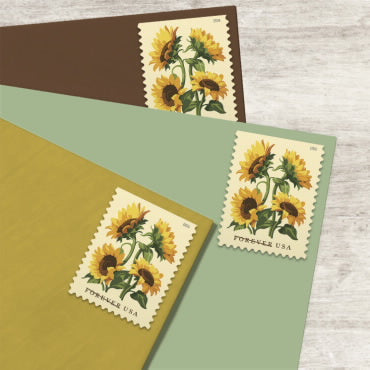 Sunflowers stamps