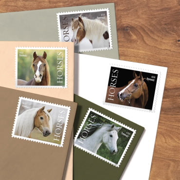 Horses Forever stamps 2024