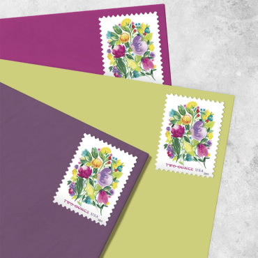 Wedding blooms stamps 2024