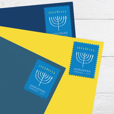 Hanukkah stamps-2024(100 pcs)