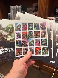 Dungeons & Dragons forever stamps -2024