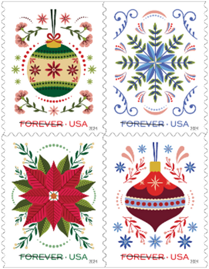 Christmas Stamps mixed