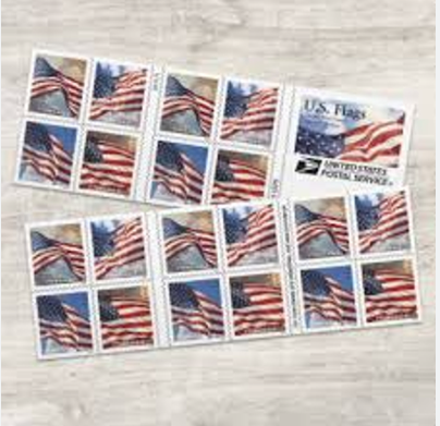 2024 and 2023 flag stamps in sheets mixed