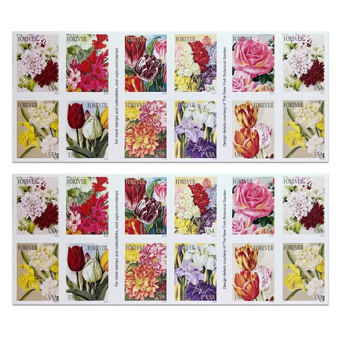 Botanical Art  100 pcs(5 sheets)