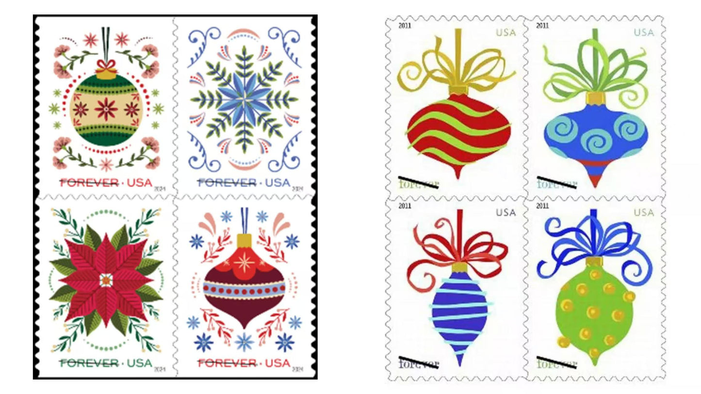 Bauble stamps 200 mixed