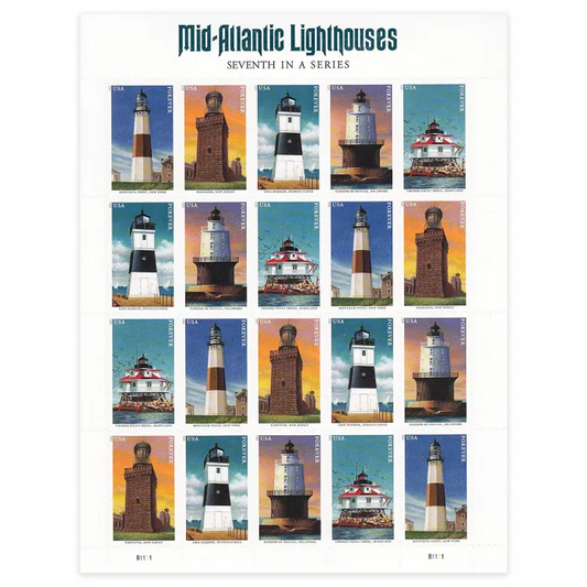 Mid-Atlantic Lighthouses, 100 Pcs