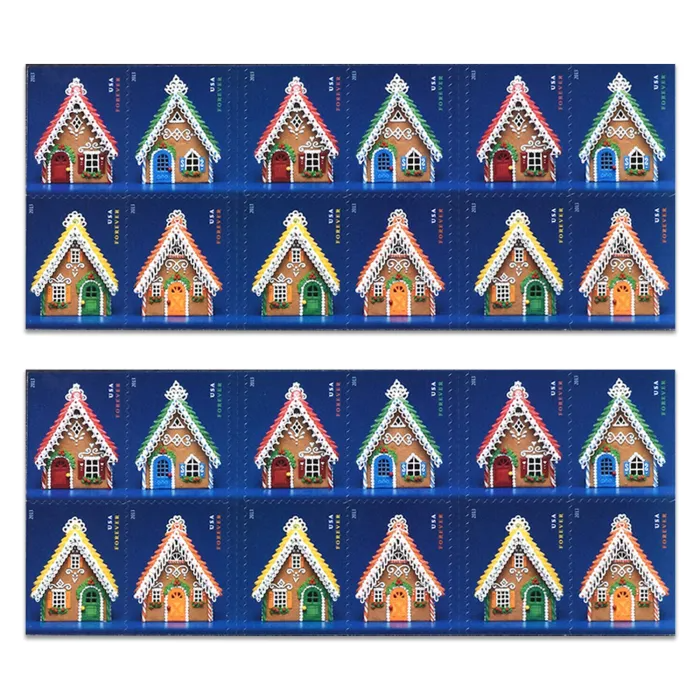 Contemporary Gingerbread Houses, 100 Pcs