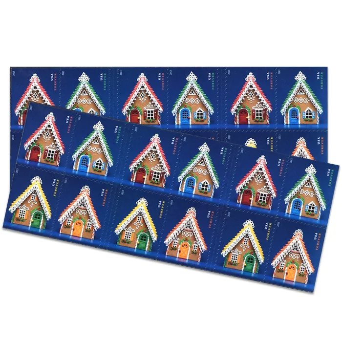 Contemporary Gingerbread Houses, 100 Pcs