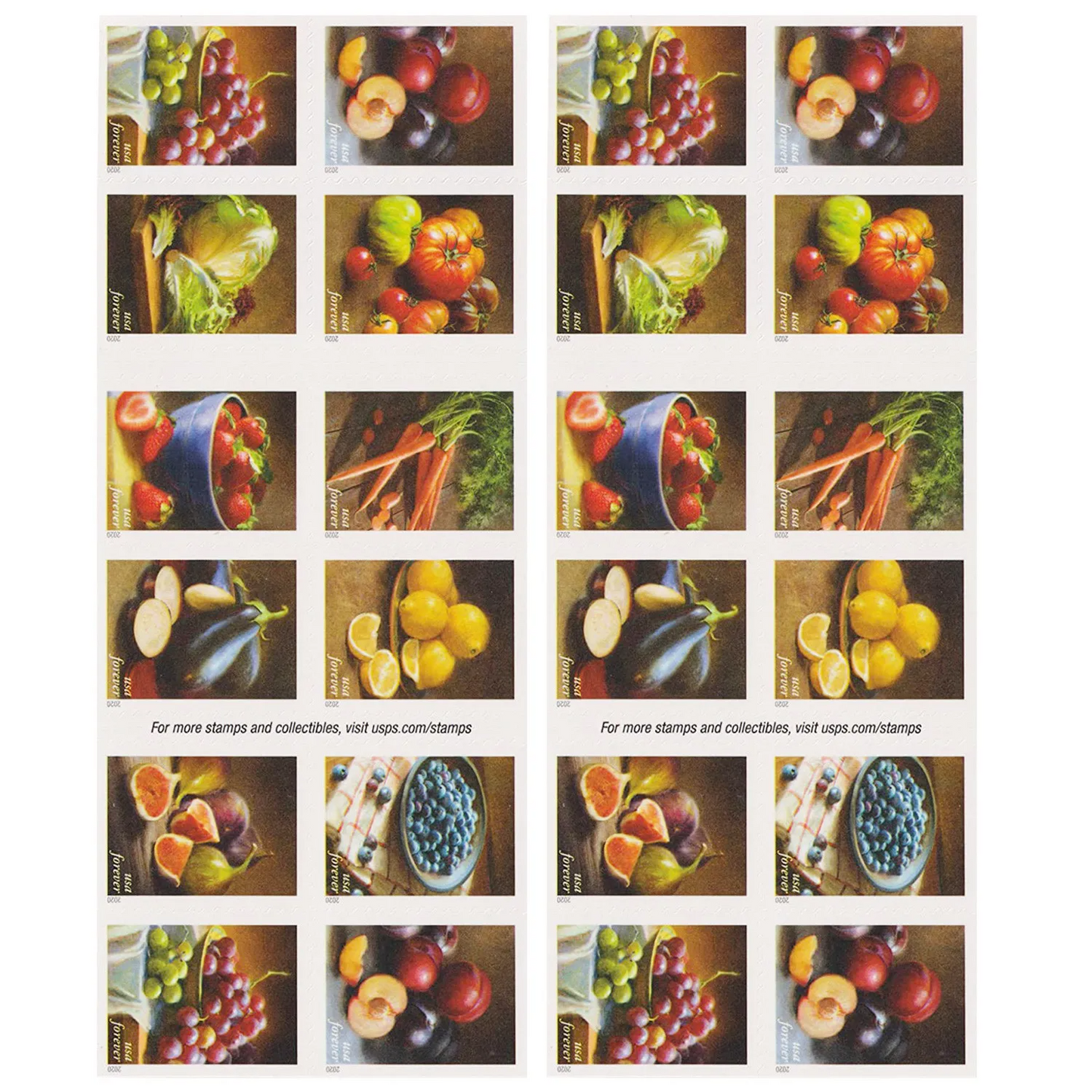 Fruit and Vegetables, 100 Pcs