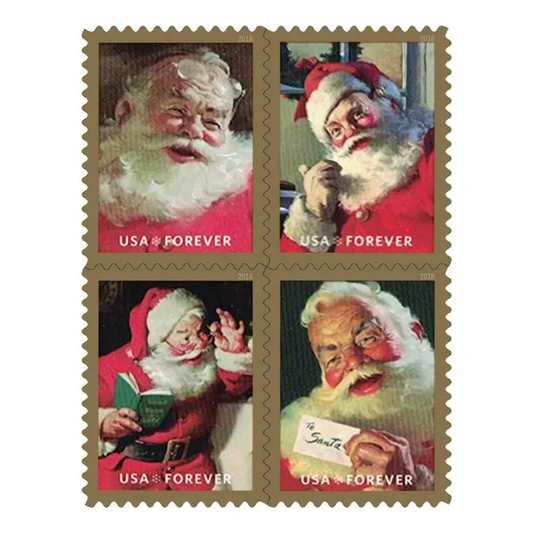 Sparkling Holidays Christmas Santa 100 Pcs